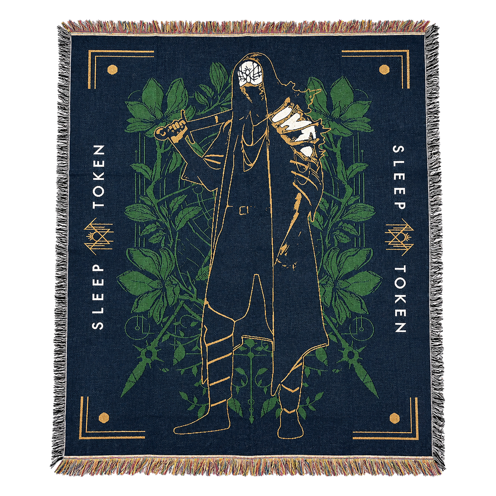 Gilded Silhouette Woven Blanket EU